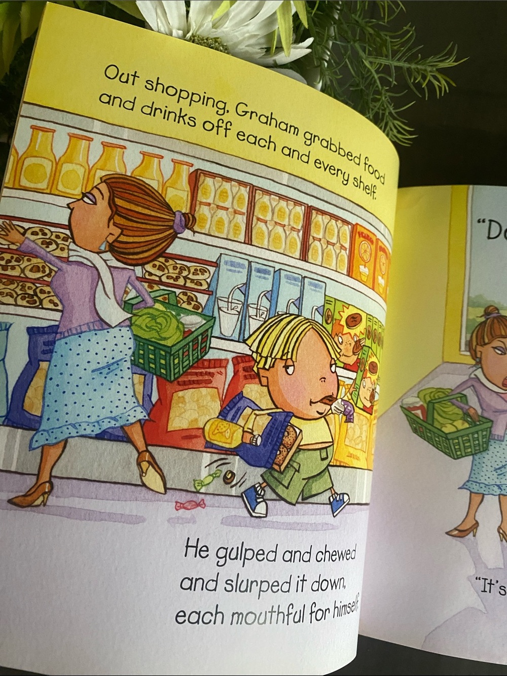 Don't Be Greedy, Graham a Cautionary Tale Book Usborne story - Picture 4 of 7